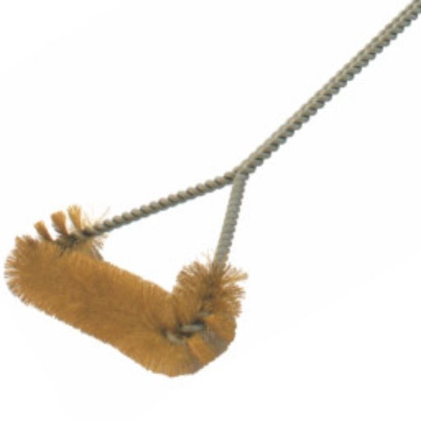 Tork Craft - Braai Bbq Three Side Brass Wire Brush 530Mm Handle 21' Tcw