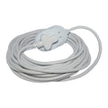 Extension Lead 10Mx1.5Mm White