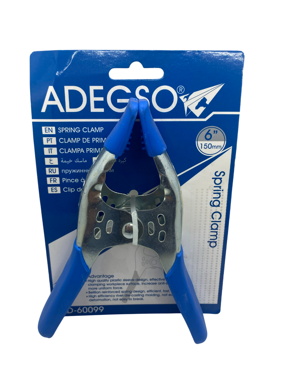 Adegso- Spring Clamp- 6' (150mm)