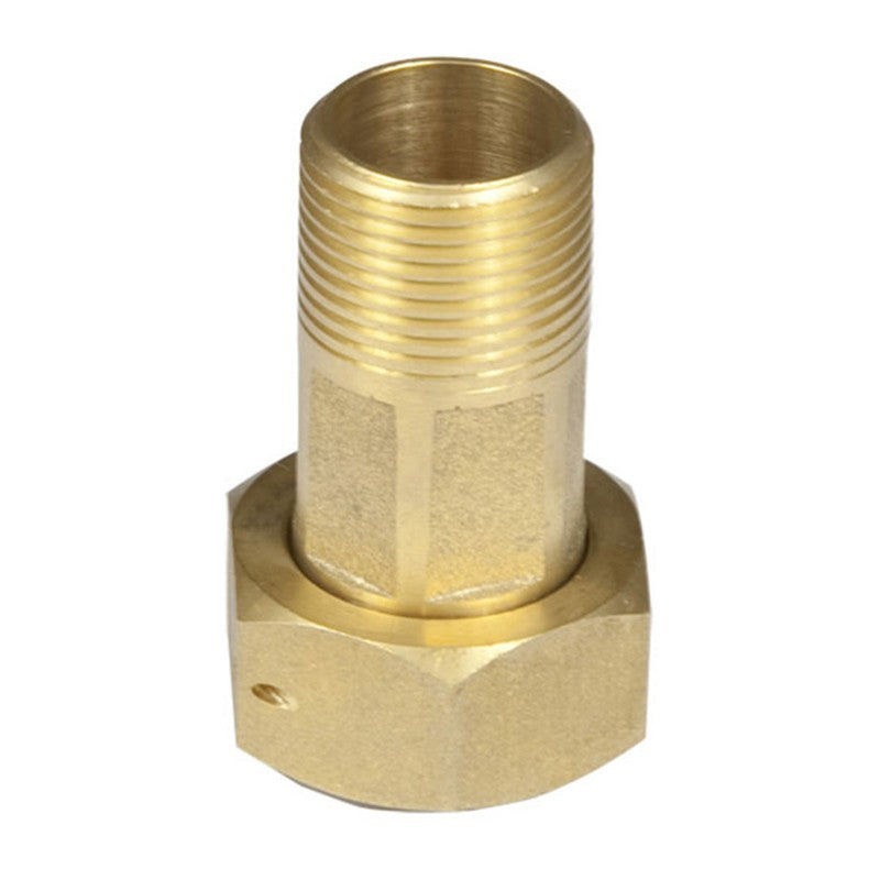 Water Meter Tail Pce Set 22mm + Nut & Washer (Brass)