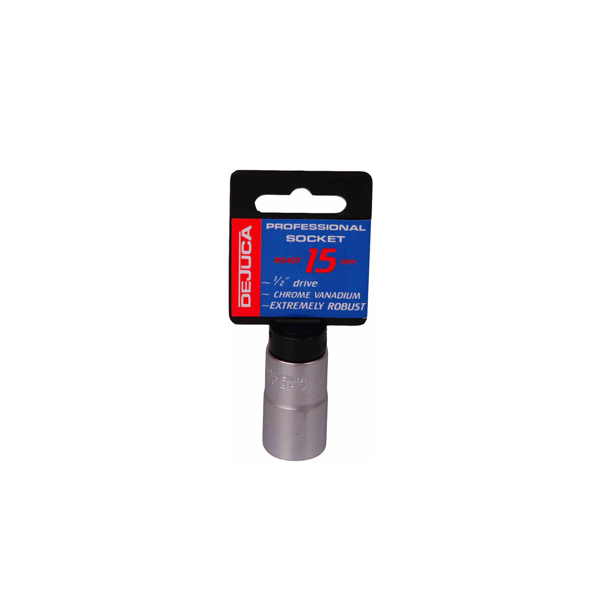 Dejuca - Socket - Cv - Fd - 1/2 Inch drive - 6pt - 15mm