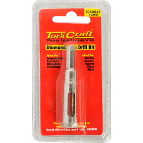 Tork Craft Diamond Core Bit 12mm for Tiles