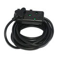 Extension Lead 3Mx1.5Mm Black