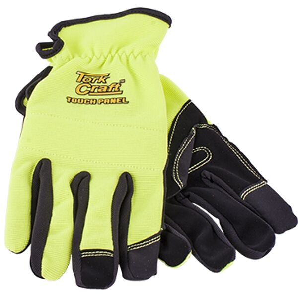 Tork Craft Glove Yellow With Pu Palm  - Multi Purpose - M