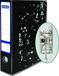 Marlin Lever Arch File Black Mottle - Metal Compressor Only