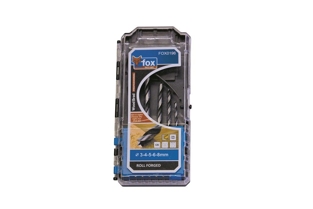 Fox Tools - Wood Drill Bit - Set of 5