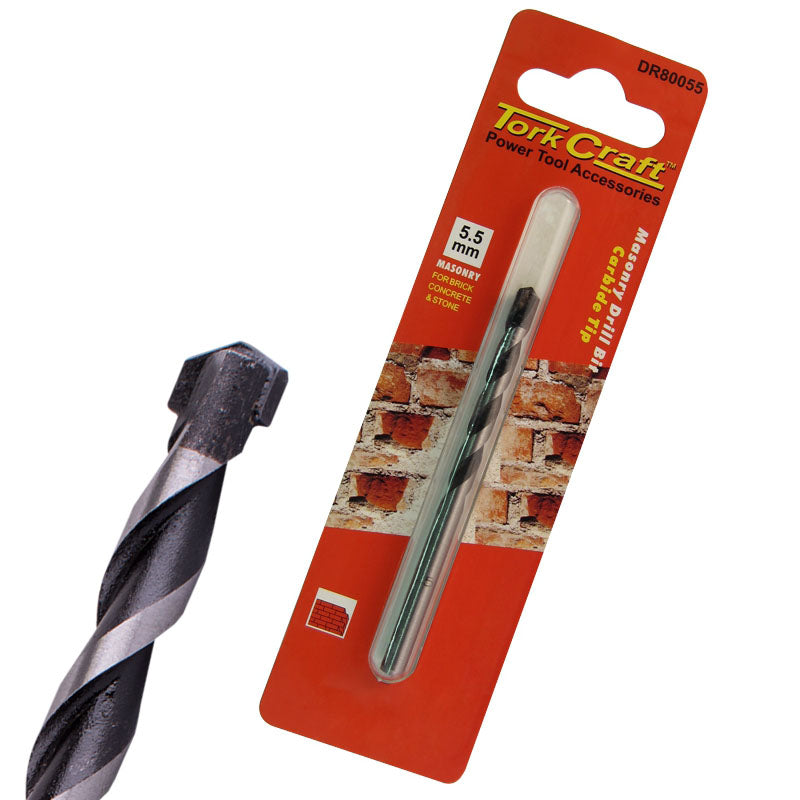 Drill Bit Masonry/Concrete  5.5Mm 1/Card