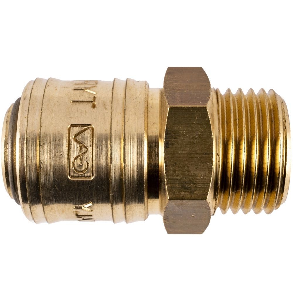 Gav Brass Male Quick Coupler 1/2'M