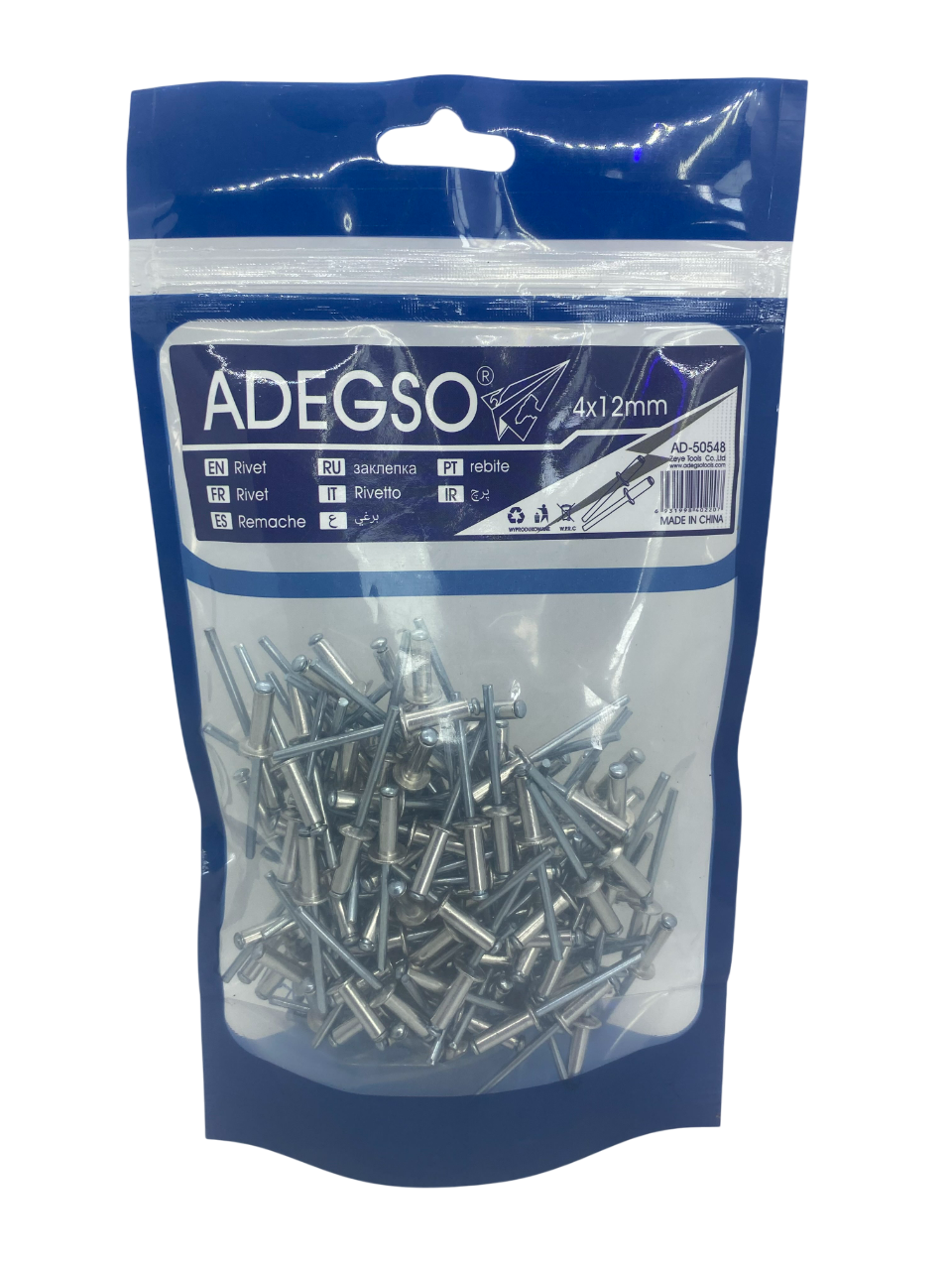 Adegso Blind Rivets 4x12mm 150pcs