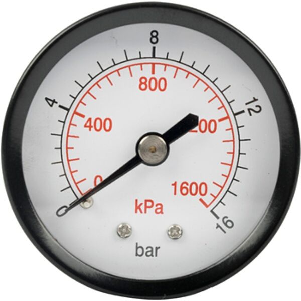 Aircraft Press. Gauge 50mm 1/8' Rear Fit 0-16Bar 0-1600Kpa