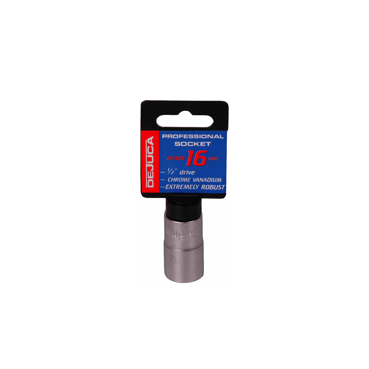 Dejuca - Socket - Cv - Fd - 1/2 Inch drive - 6pt - 16mm