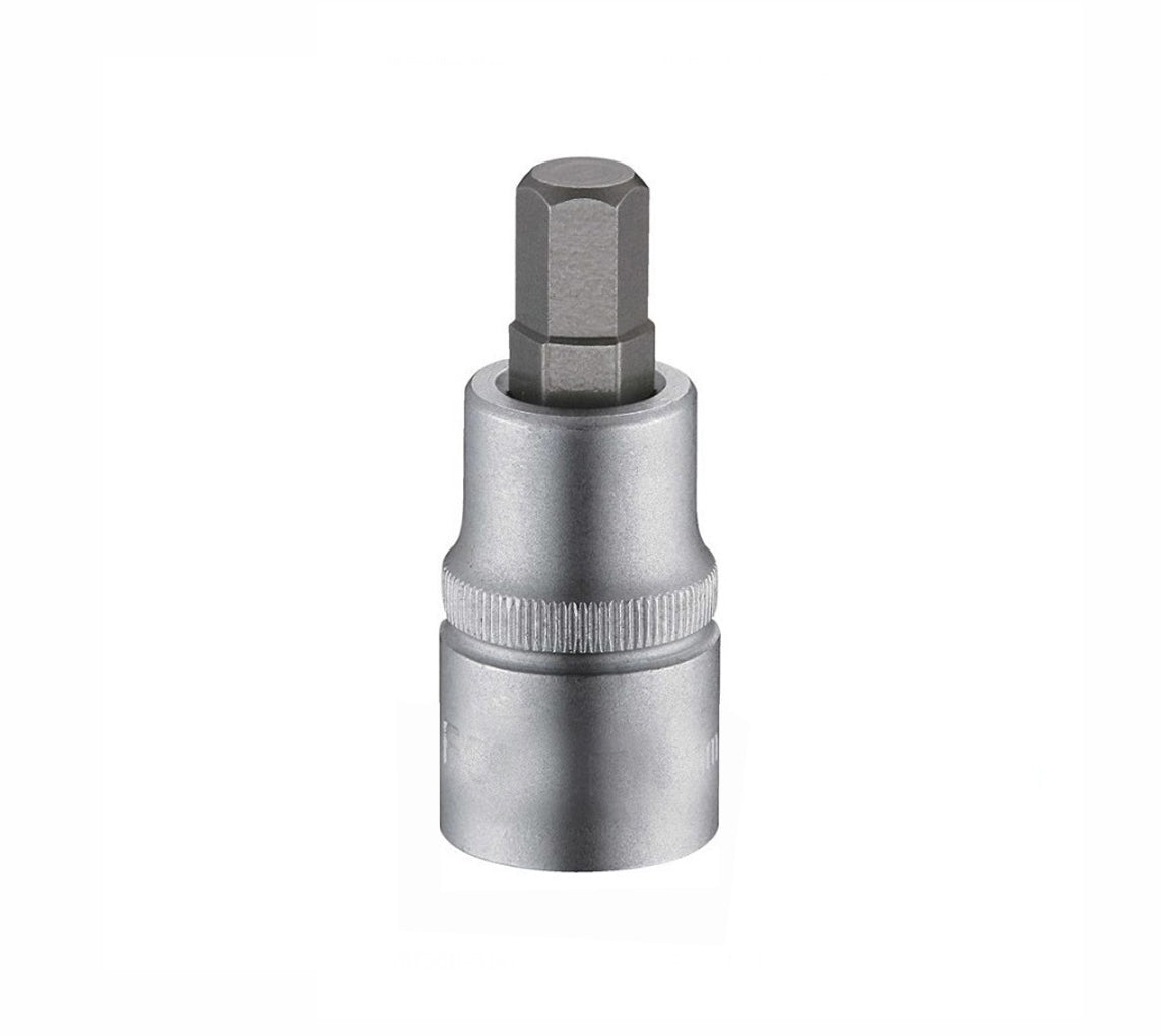 Force - 1/2 Inch Dr - Hex Socket Bit - 10mm x 140mm