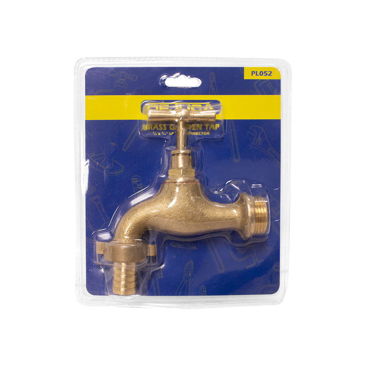 Dejuca - Garden Tap - Brass - Lp - 3/4 X 3/4 Inch - 3/4 Inch Conn.