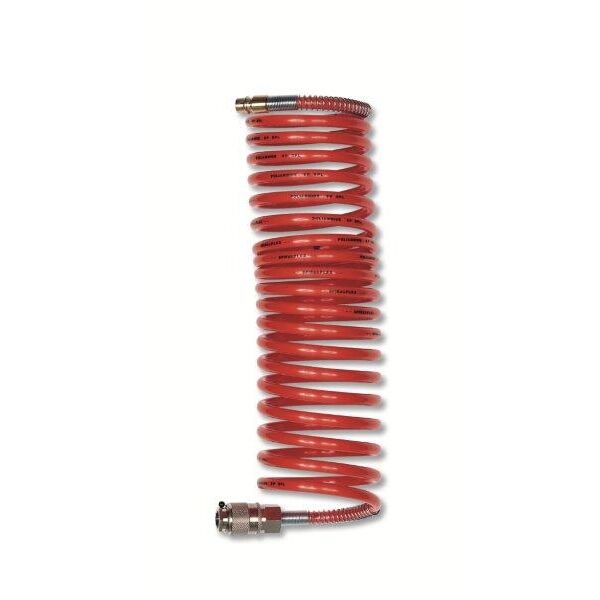 GAV Spiral Hose 5M x 6mm x 8mm W/Quick Coupler Bx15Ru5-6