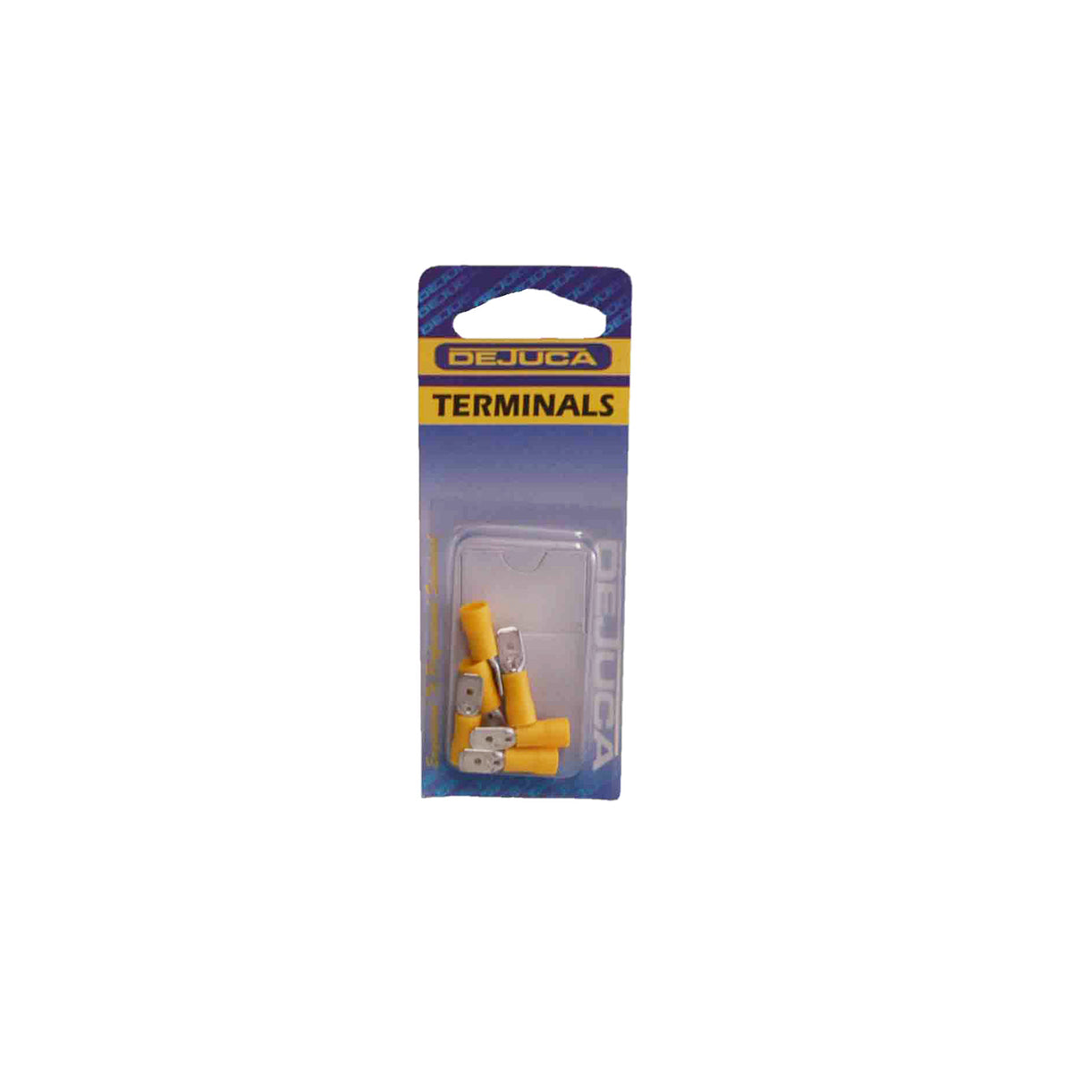 Dejuca - Terminal - Disconnect - Yellow - Male - 6mm - 6/Card