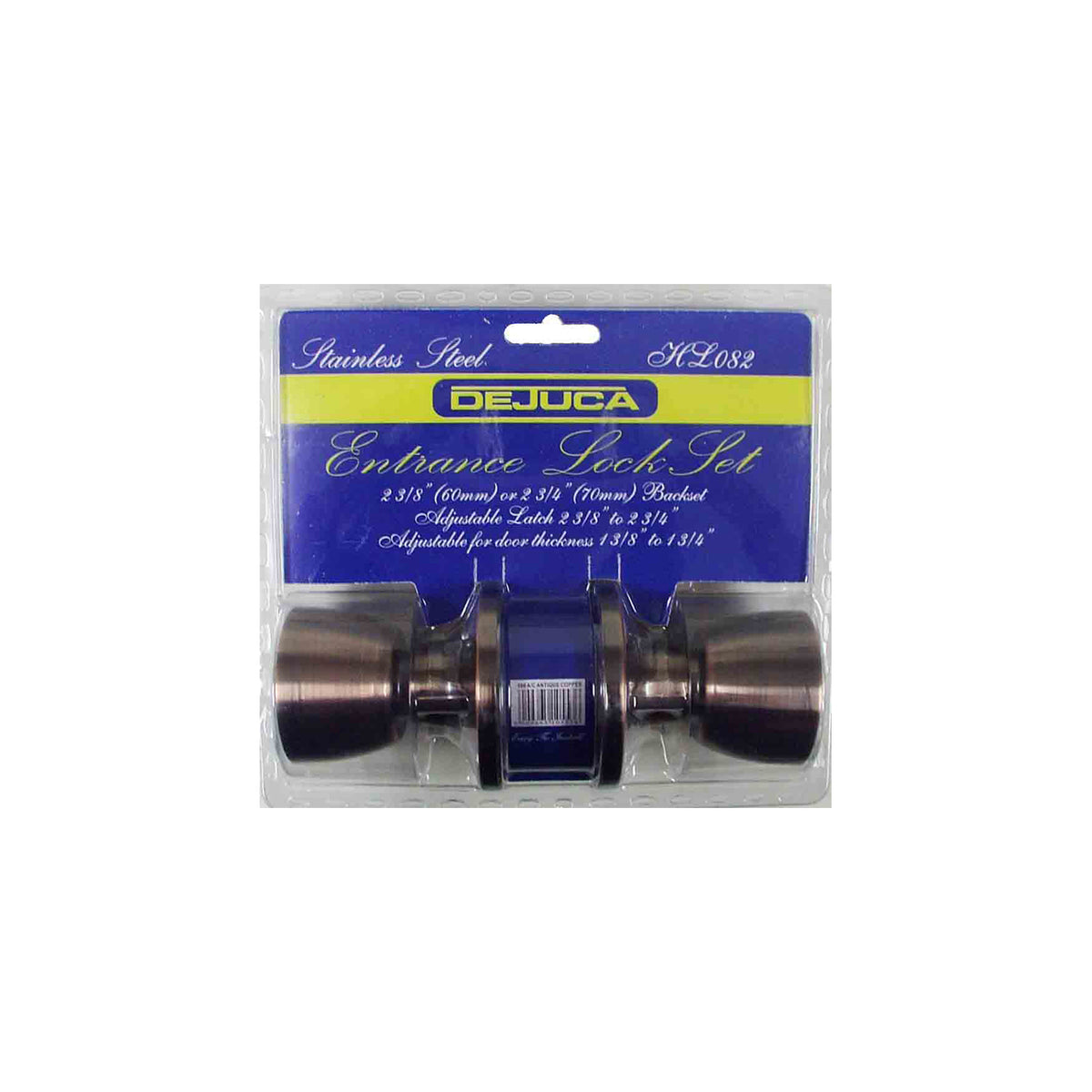 Dejuca - Entrance Lockset - Polished Brass