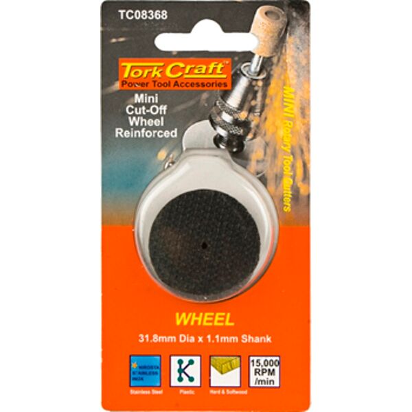 Tork Craft Mini Cut-Off Wheel Reinfor ced 31.8mm x 1.1mm