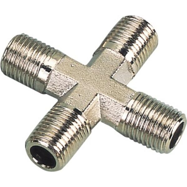 Aircraft Cross Type Connbector mmmm 1/4'