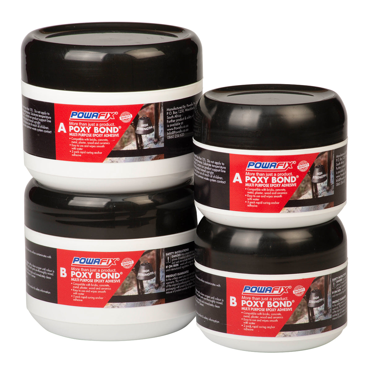 Powafix Poxy Bond 500Ml 2 Pack Adhesive