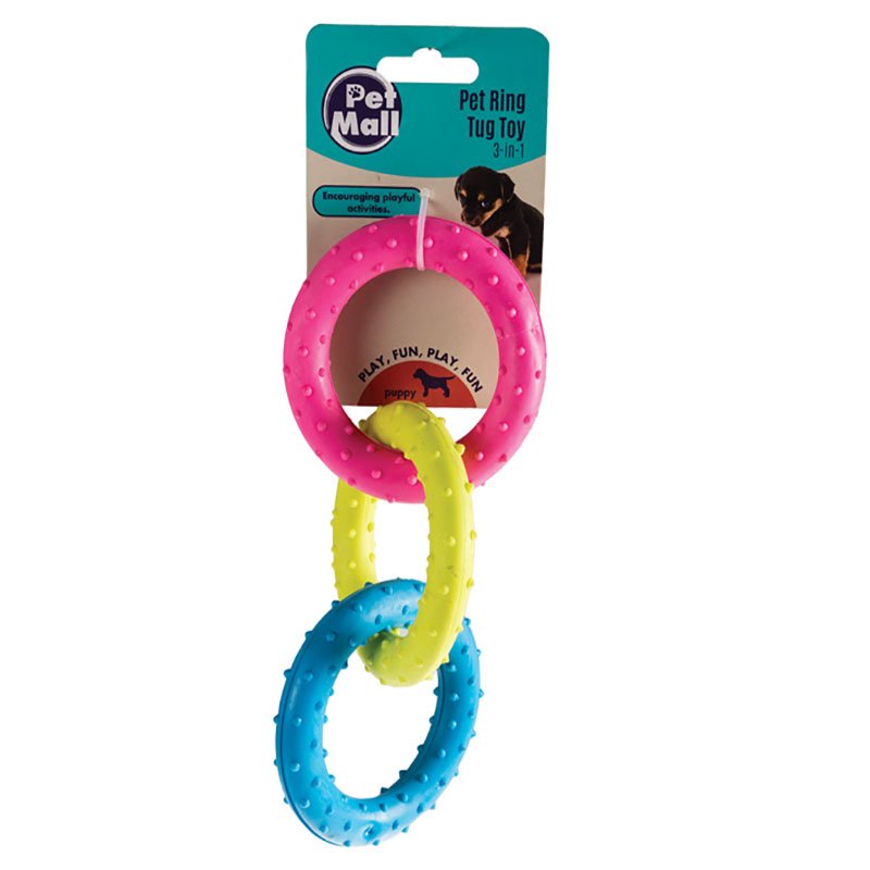 Pet Mall - Dog Toy - Ring - 3-In-1