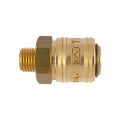Gav Brass Male Quick Coupler 1/4'M