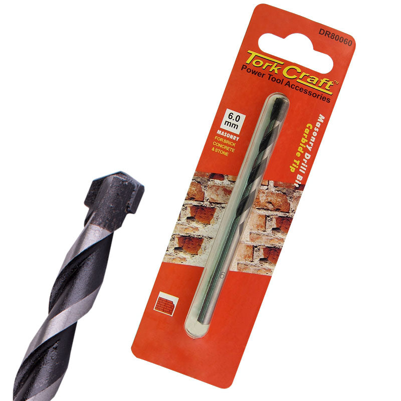 Drill Bit Masonry/Concrete  6.0Mm 1/Card