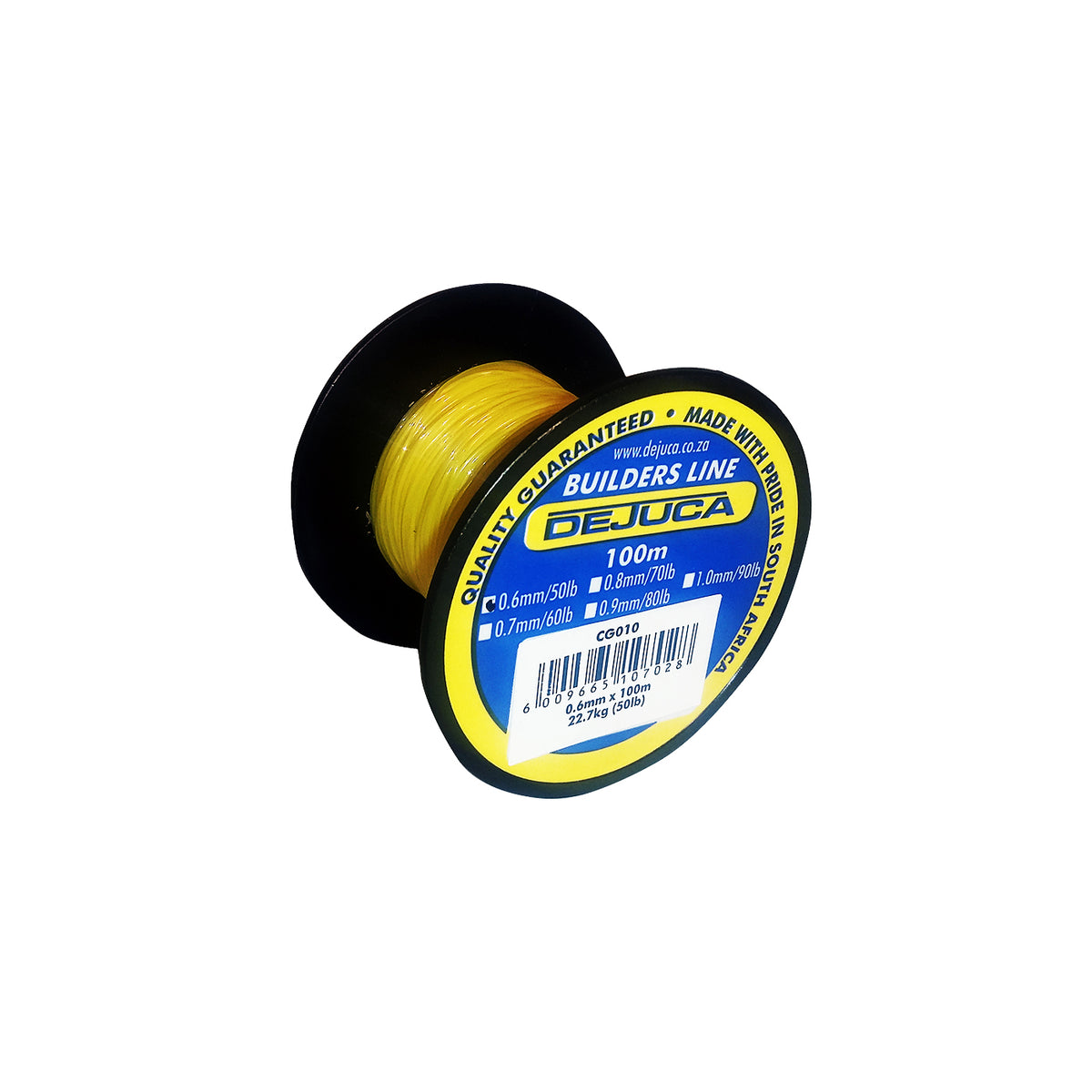 Dejuca - Builders Line - 50lb - 0.6mm X 100m - 22.7kg