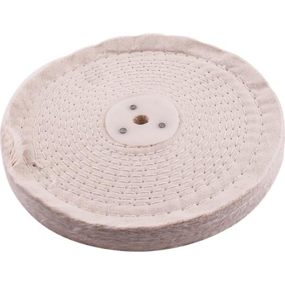 Tork Craft Buffing Wheel Kit 3 Pieces 150mm White & Denim Stiched