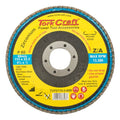 Tork Craft Flap Disc Round Edge Zirconium 115mm 60 Grit Flat