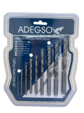Adegso- HSS Twist Drill Bit Set- 10 Piece