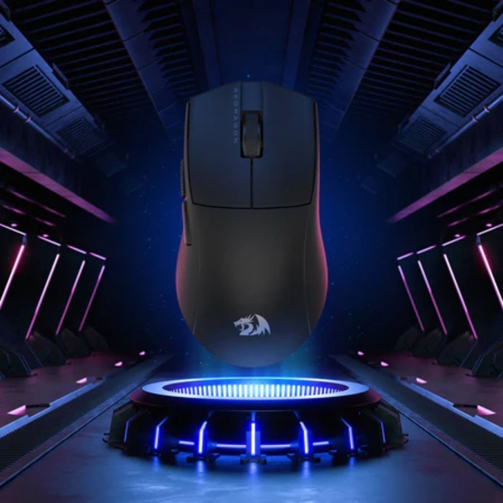 Redragon M916 PRO 26000DPI 5-Button Wireless Gaming Mouse - Black - White