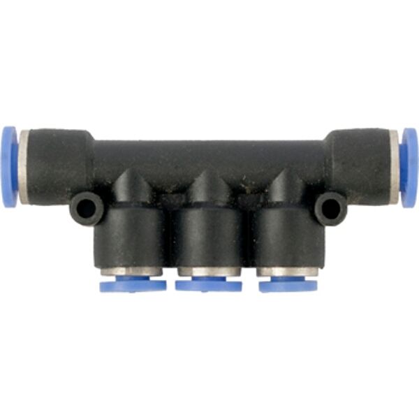Aircraft Pu Hose Fitting Manifold 6mm-4mm