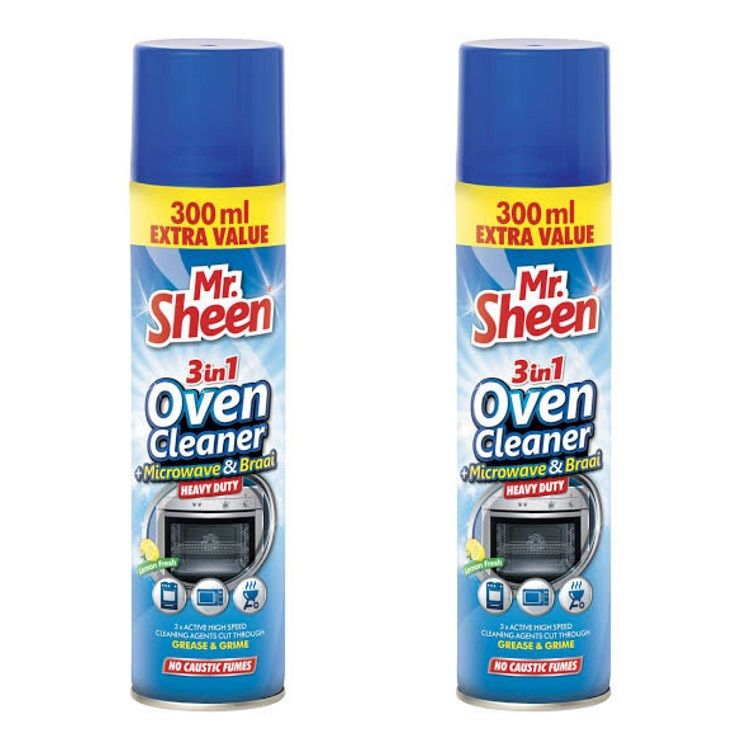 Mr. Sheen 3 in1 Heavy Duty Oven Cleaner 300ml (Pack of 2)