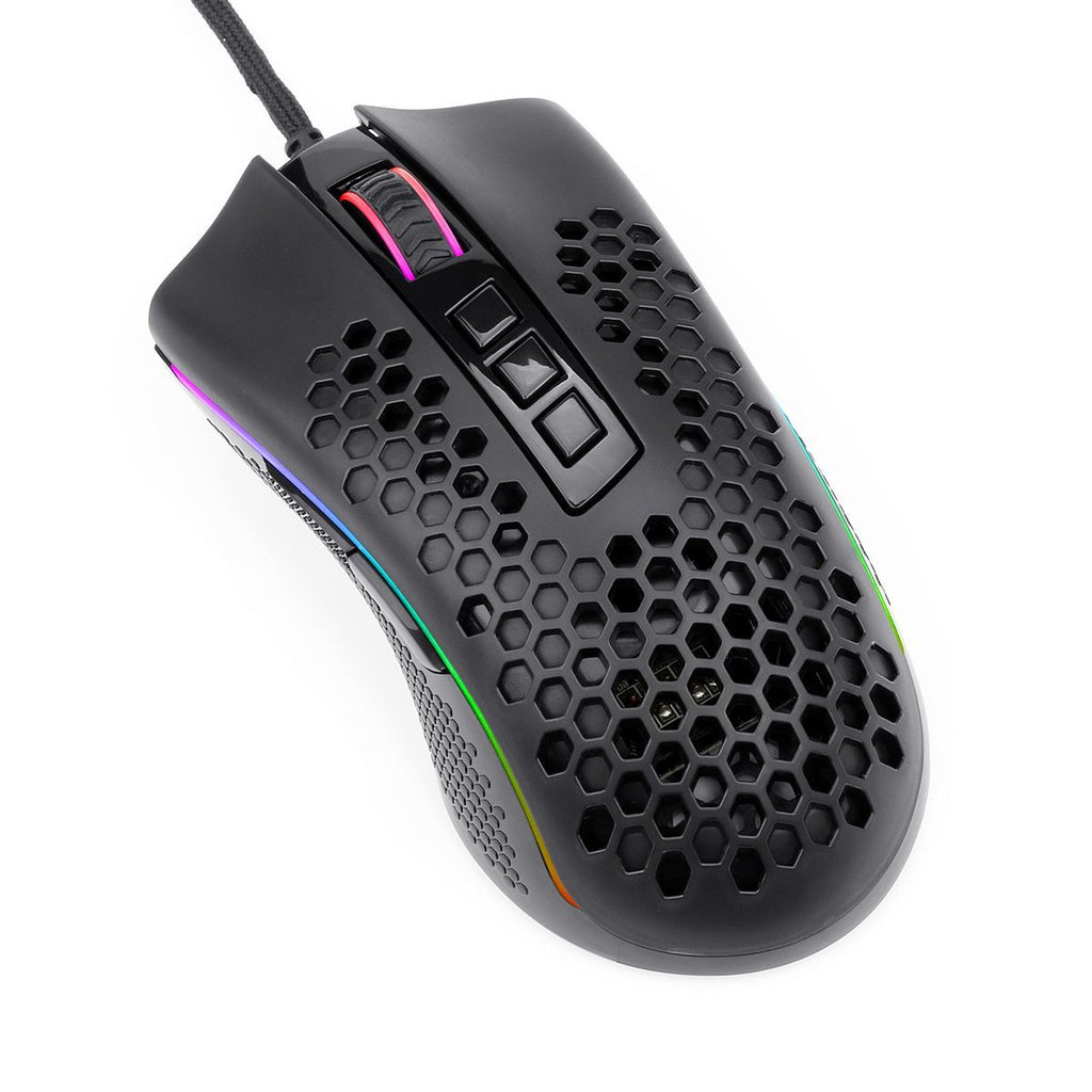 Redragon STORM 12400DPI 7-Button RGB Gaming Mouse - White