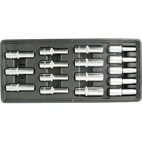 Fixman 16- Piece 1/2' Dr.Deep Sockets