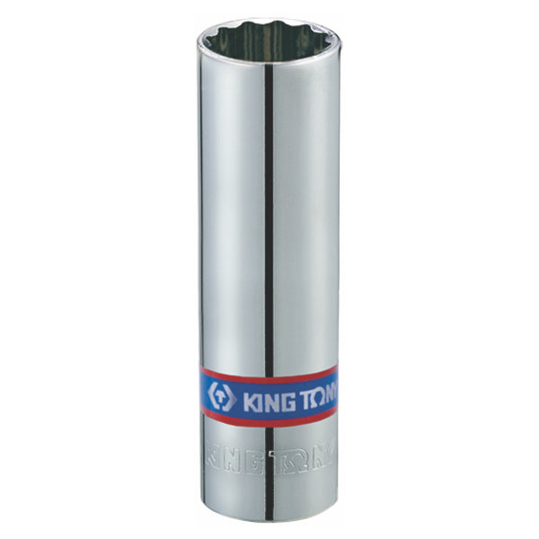 King Tony - 1/2' Spark Plug Socket 14Mm 12Pt Chrome Rubber