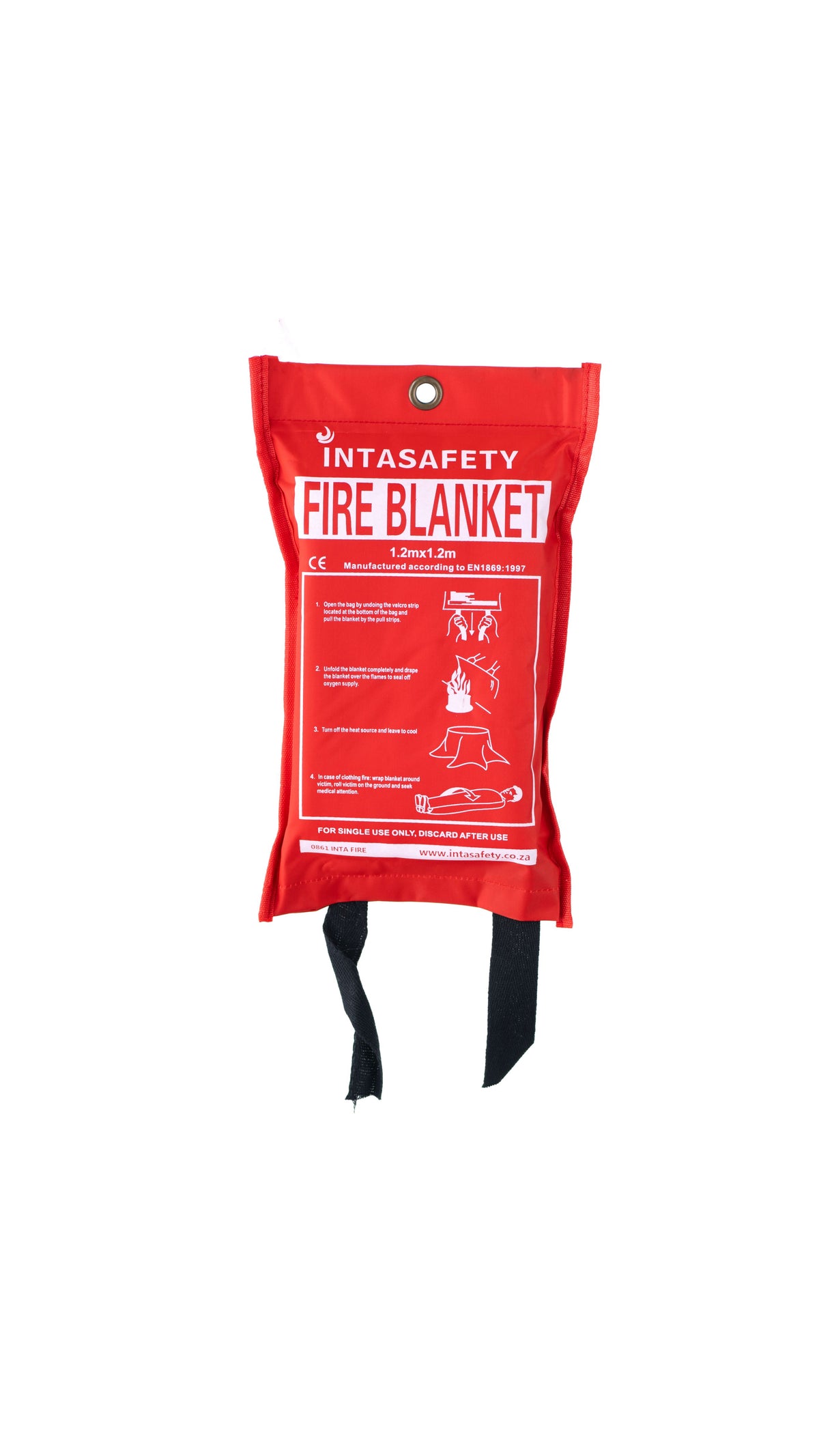 Inta Safety 1.2m x 1.2m Fire Blanket