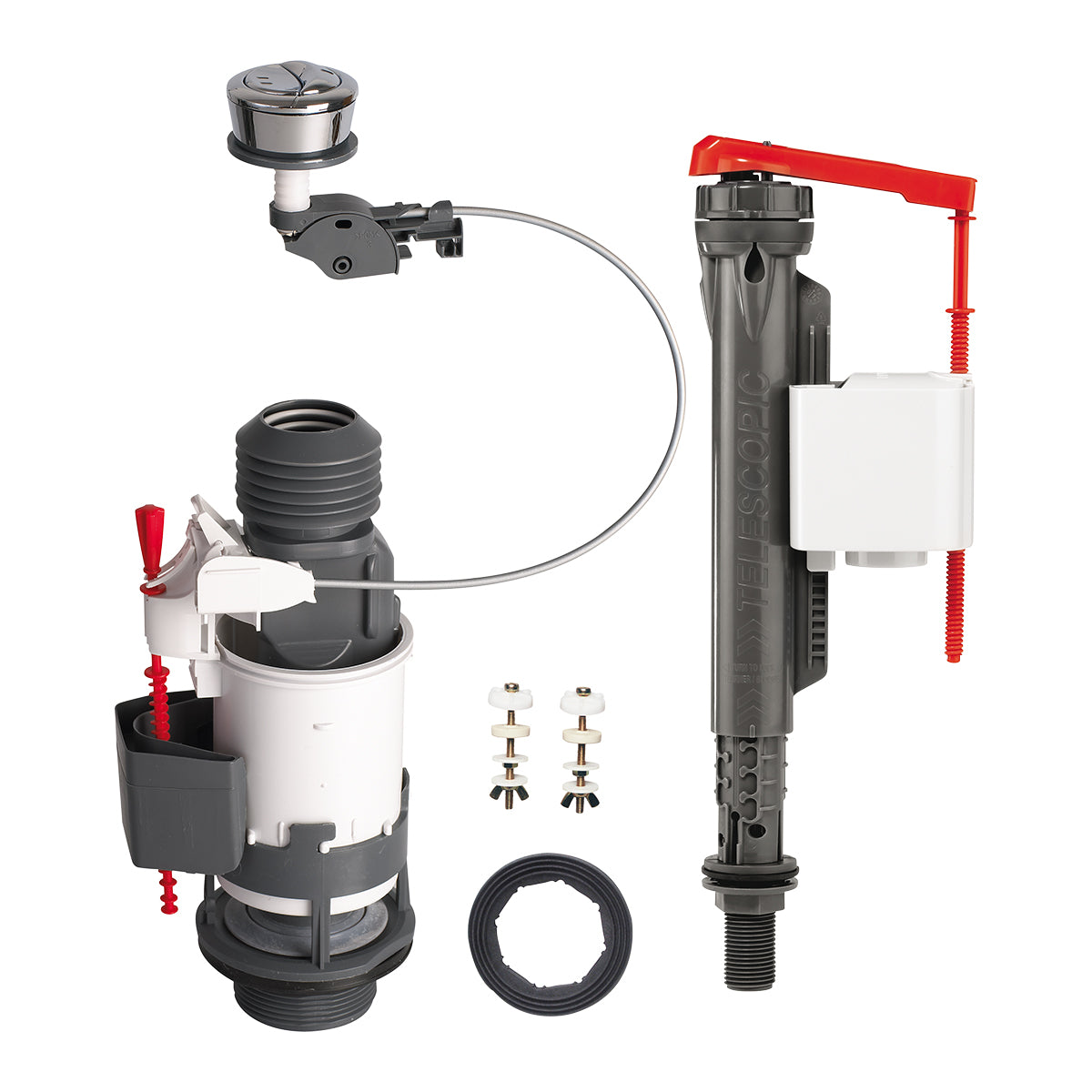Wirquin - Mechanism - C/C D/Flush - Bibo - Mw2 - Telescopic
