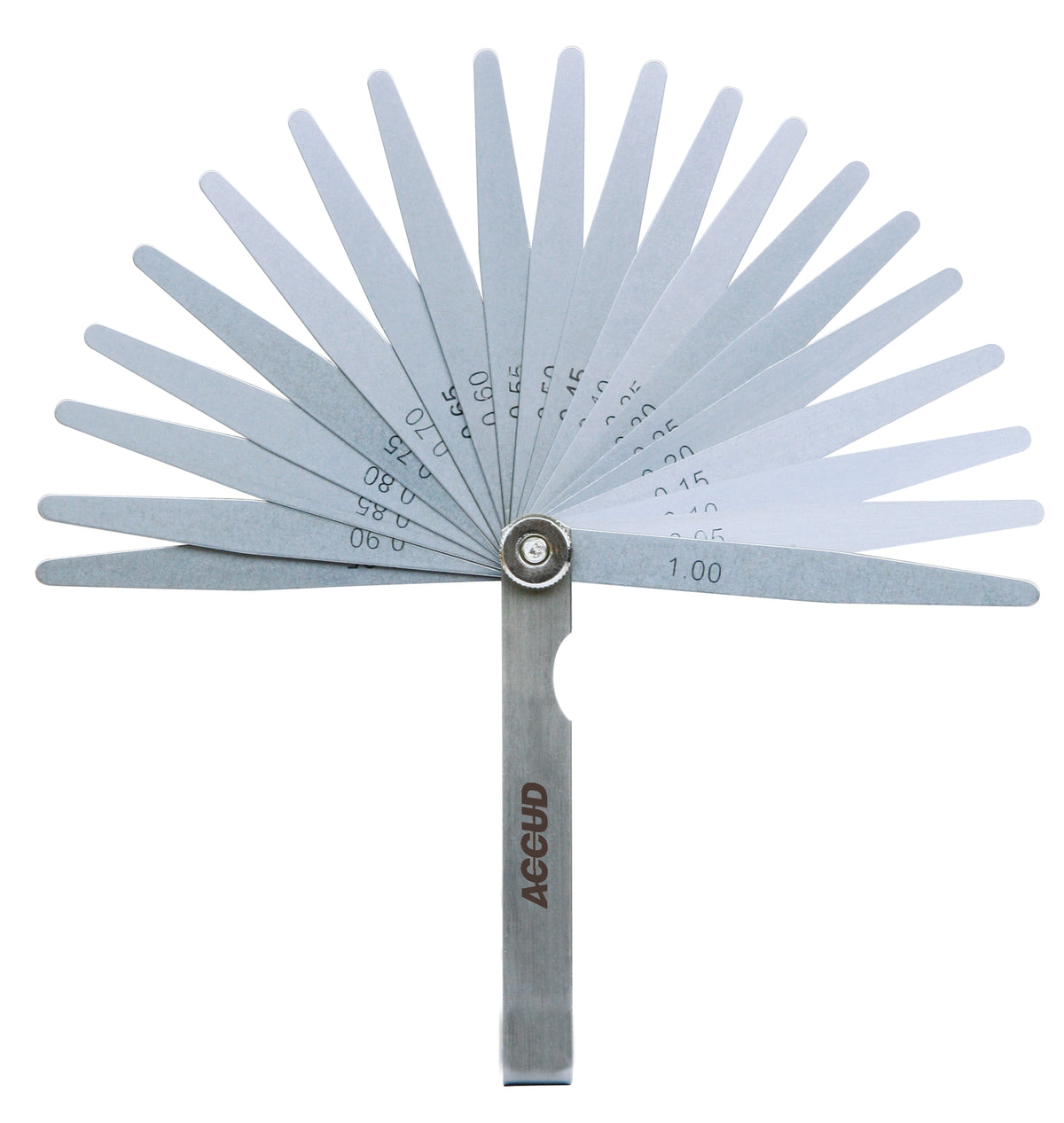 Accud - Feeler Gauge Length 100mm (0.05-1.00mm) 13 Piece
