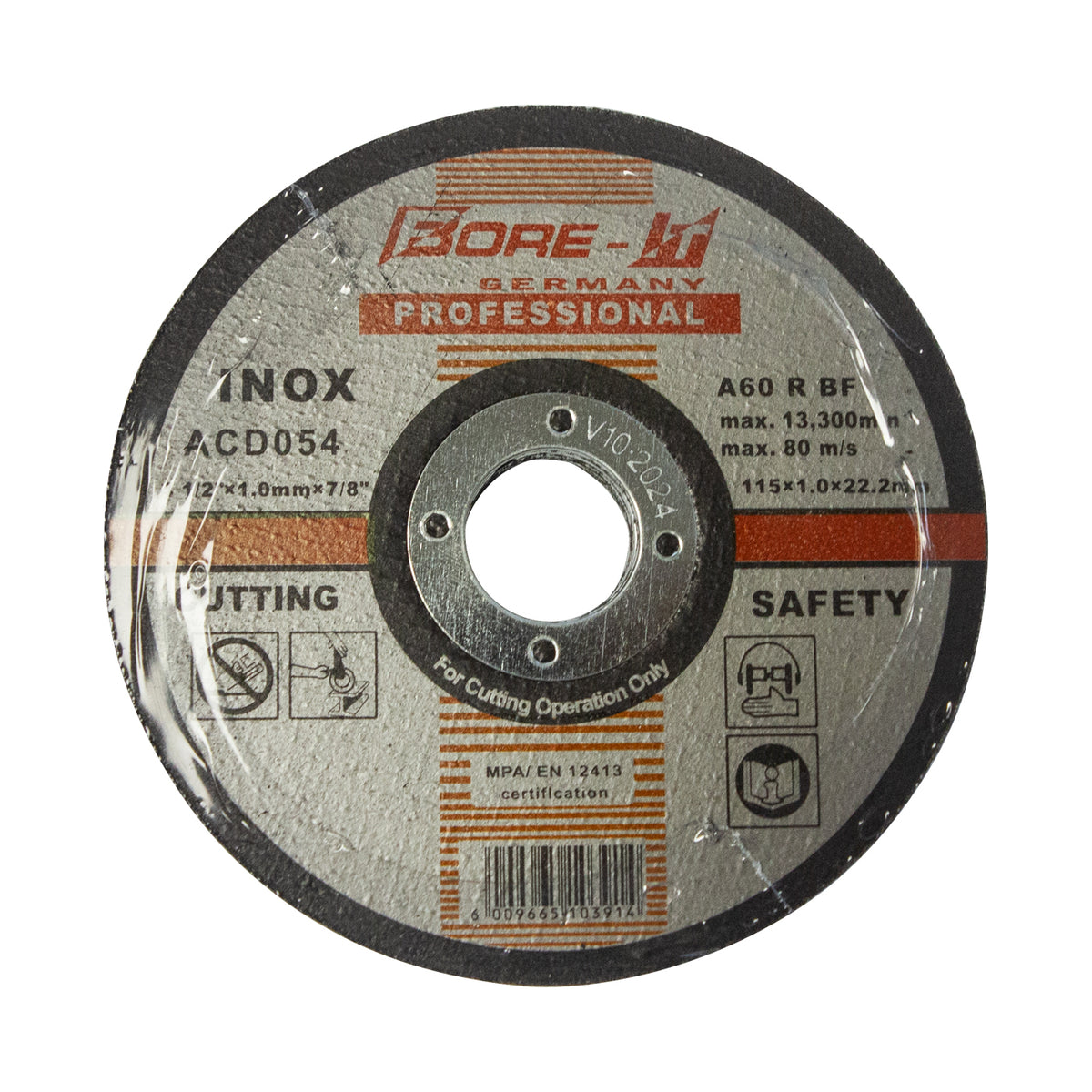 Bore It - Cutting Disc Steel - Inox - 115mm x 1mm