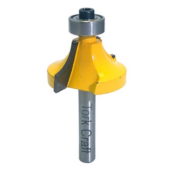Tork Craft Router Bit Corner Round 3/8'