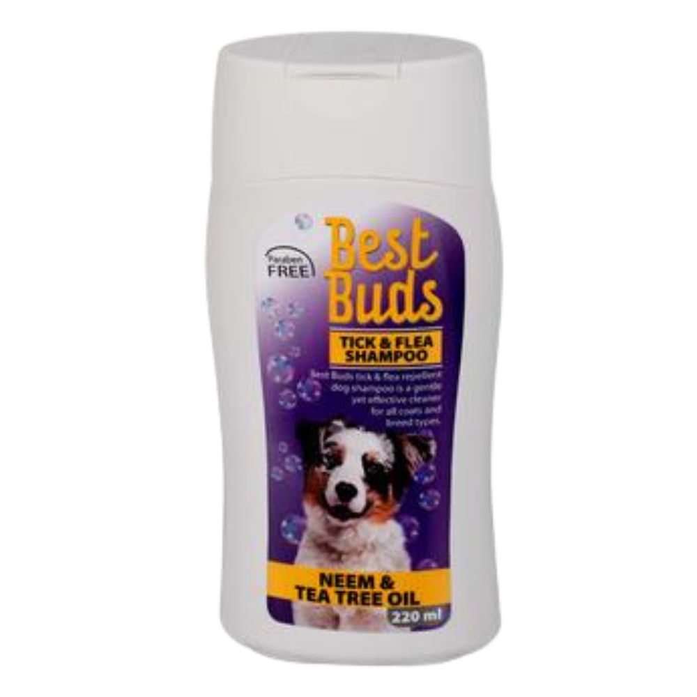 Best Buds Tick & Flea Shampoo 220ml