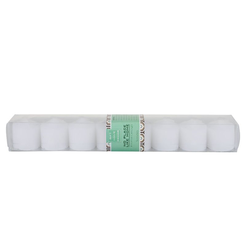 Votive Candles - Scented - White - 8 Piece