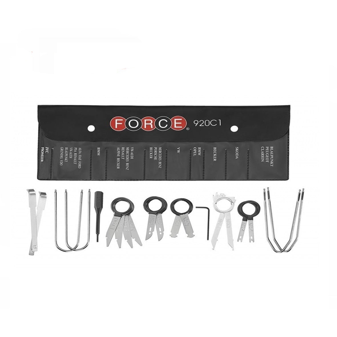 Force - Radio Removal Tool Set - 18 Piece