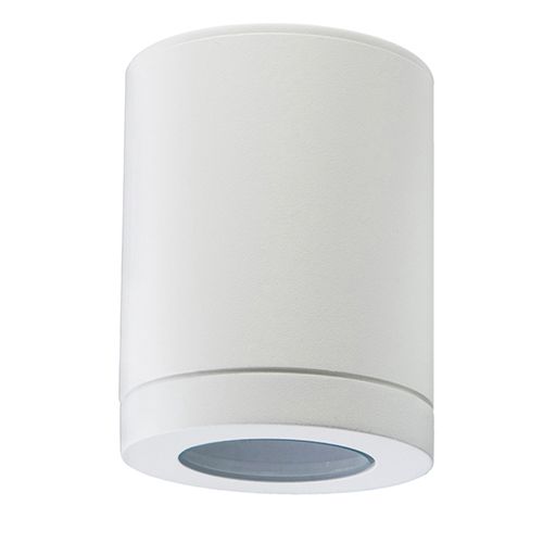 Metro Round Outdoor Down Light 90mm White