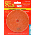Tork Craft 100mm Diamond Wet Polishing Pad 300 Grit Orange