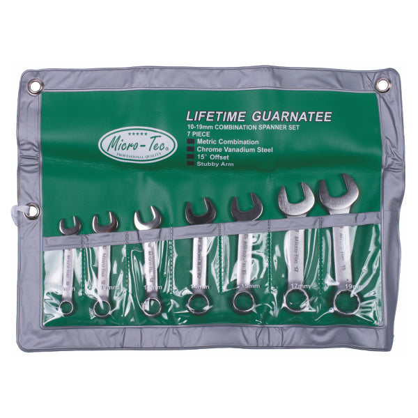 Micro-Tec - Spanner Stubby 10-19Mm