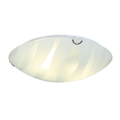 Ceiling Light 300mm Zebra Stripe Design White