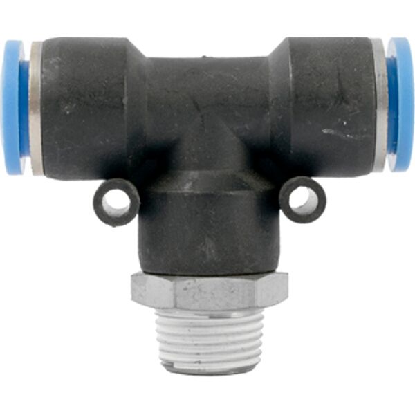Aircraft Pu Hose Fitting Tee 12mm-3/8 M
