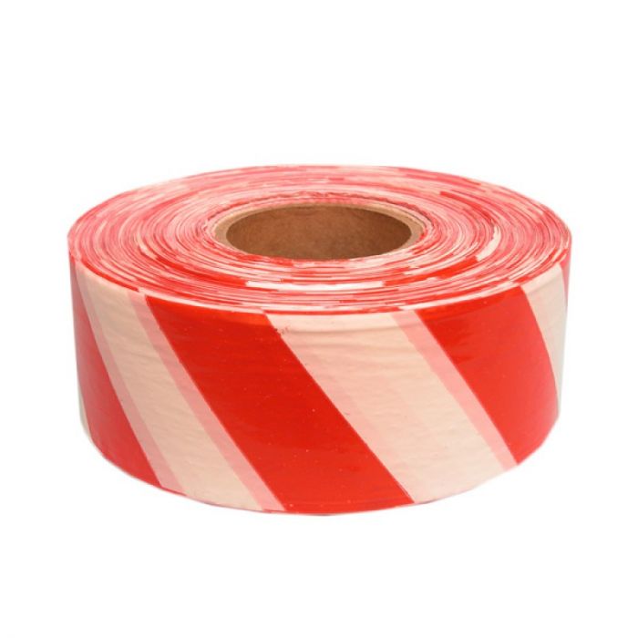 Barrier Tape Red / White75mm 500M